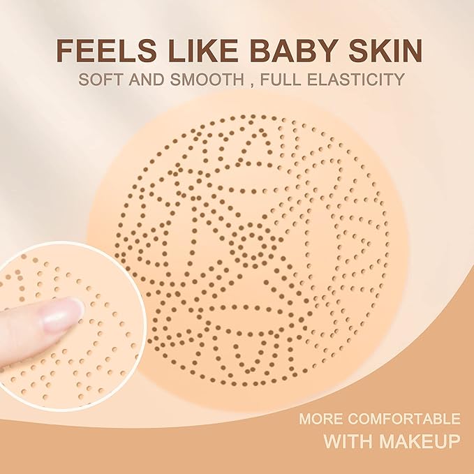 Mushroom Head Air Cushion CC Cream - BB Cream Face Makeup Foundation for Mature Skin Moisturizing Concealer Brighten Long-Lasting, Even Skin Tone for All Skin Types, Ivory Color-VivaGrace Women