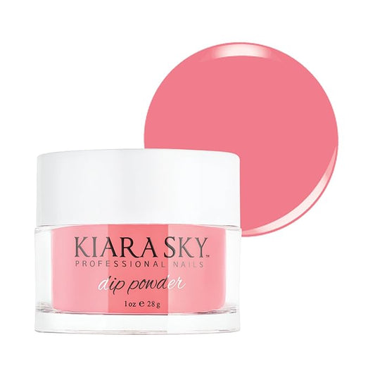 Kiara Sky Long Lasting Nail Dip Powder Pink Tones 1 oz, Pink Slippers-VivaGrace Women