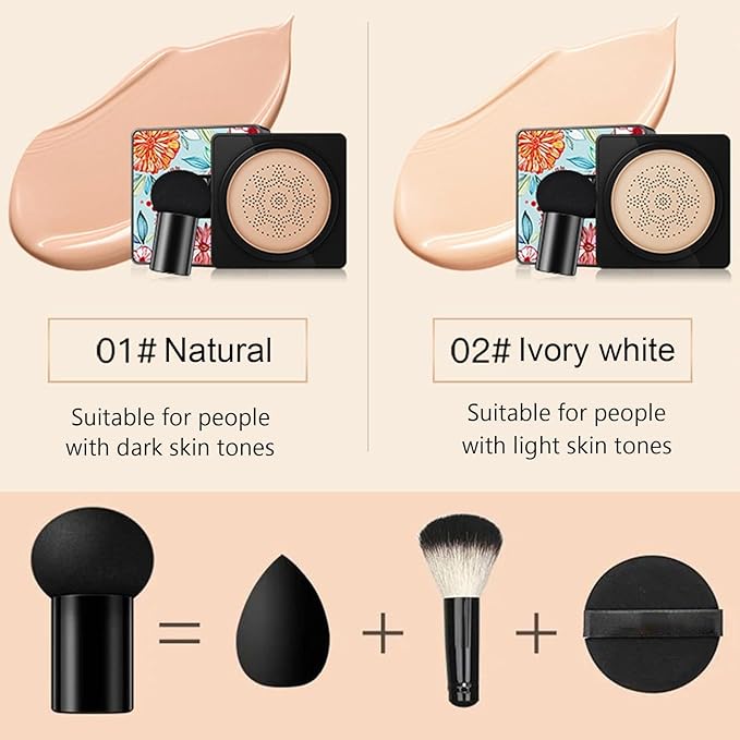 Beauty Cream, Beauty Linasi Clear Cover Beauty Cream, Air Cushion Cc Cream, Moisturizing Concealer, Makeup Long Lasting-VivaGrace Women
