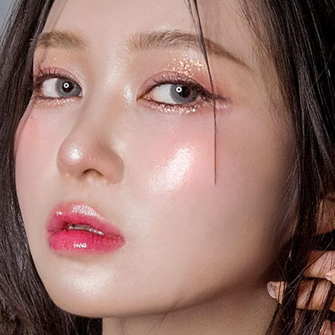 Vegan Blush Stick Multi Balm Cheek Stick Korean Make Up Dewy Glow Balm Stick sonrojo (01 Coral)-VivaGrace Women