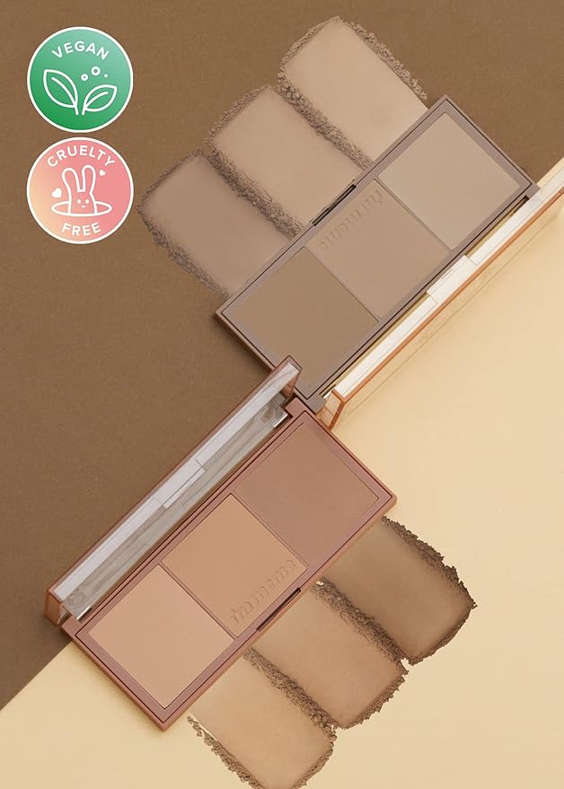 I'm Meme Palette - Afternoon Tea Contour | Frozen Choco, Bronzer Palette for Face & Cheeks, Matte Powder Bronzer, Natural Makeup, Buildable Coverage, Light to Medium, For Cool Tone Skin, 0.4oz-VivaGrace Women