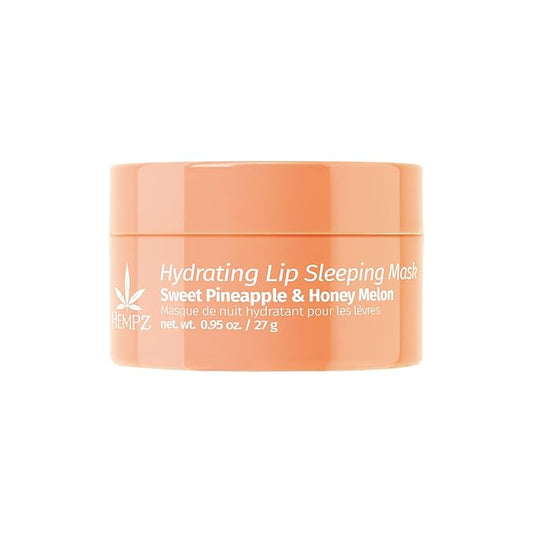 Hempz Hydrating Lip Sleeping Mask - Sweet Pineapple & Honey Melon (.95 Oz.) | Overnight Hydrating Lip Balm for Dry Lips, Lip Repair, Chapped Lip Treatment & Nourishment for Women-VivaGrace Women