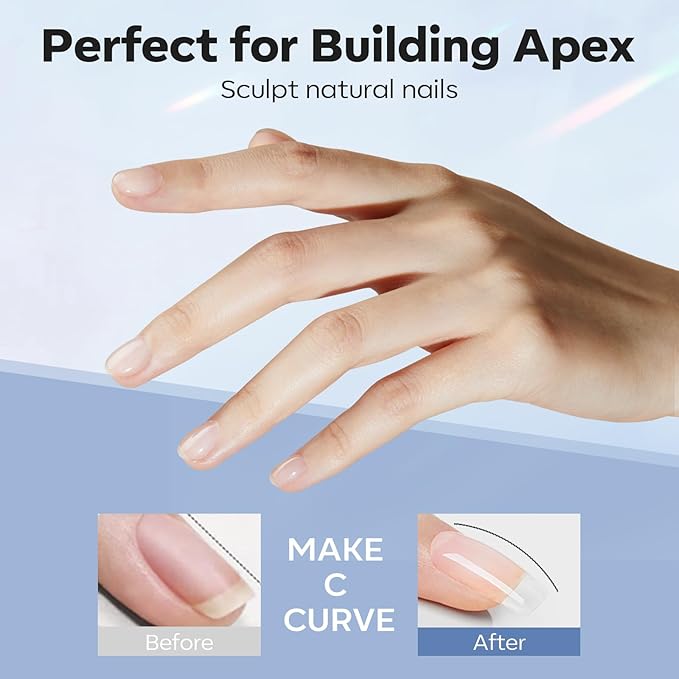 modelones Nail Dehydrator and Primer & Builder Nail Gel, 3Pcs Prep Dehydrate & Bond Primer Clear Gel Builder Polish Base Coat for Strengthener Apex Building, LED Lamp Cured 10ml Home DIY Salon-VivaGrace Women