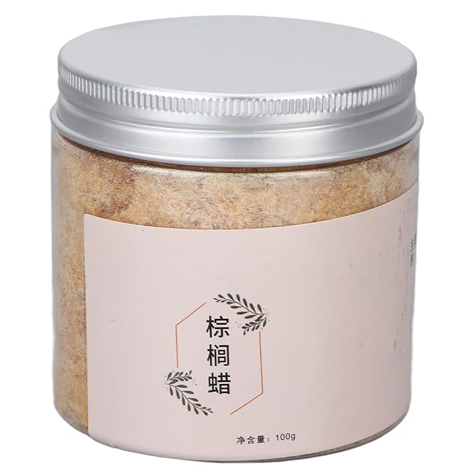 100g Palm Wax Pellets, Carnauba Wax for Lip Balm, Cosmetics DIY Carnauba Wax Material Accessory Lip Balm Making Supplies for Lipstick Lip Balm Making Increase the Melting Point of Lipstick-VivaGrace Women