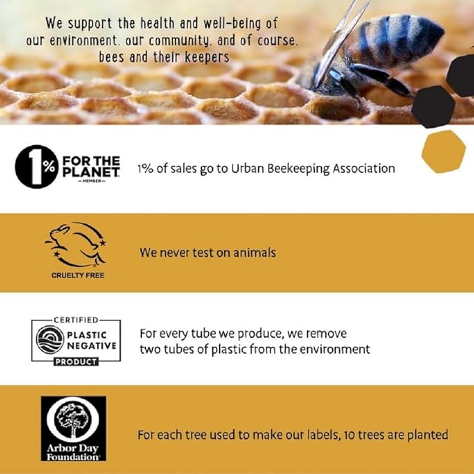 Portland Bee Balm All Natural Handmade Beeswax Based Lip Balm, Lavender 1 Count-VivaGrace Women