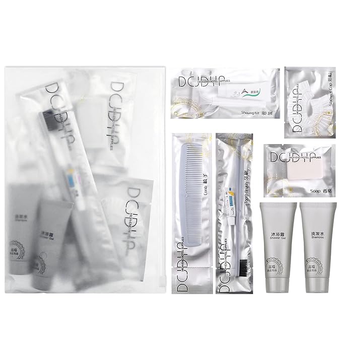 Hygiene Kit, Hygiene Kit Bulk, Individually Packed,The Travel Hygiene Kit Is Fully Equipped, Convenient For Personal Washing, Convenience Kits Suitable For Hotel, Home, Camping, Travel ( Pack-12)-VivaGrace Women