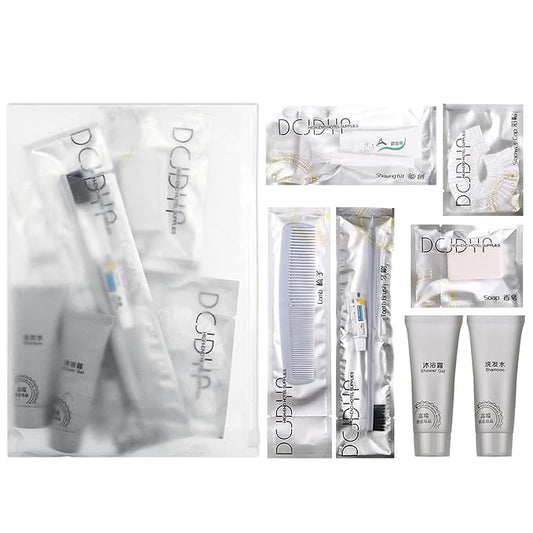 Hygiene Kit, Hygiene Kit Bulk, Individually Packed,The Travel Hygiene Kit Is Fully Equipped, Convenient For Personal Washing, Convenience Kits Suitable For Hotel, Home, Camping, Travel ( Pack-12)-VivaGrace Women