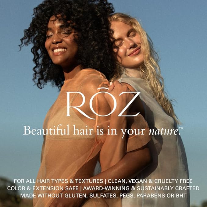 RŌZ Foundation Shampoo For All Hair Types & Textures | Hydrating, Balancing & Cleansing For Healthy Hair| Vegan, Color-Safe, Free of Silicone, Paraben, SLS | Strengthens & Nourishes 10.1 oz/300 mL-VivaGrace Women