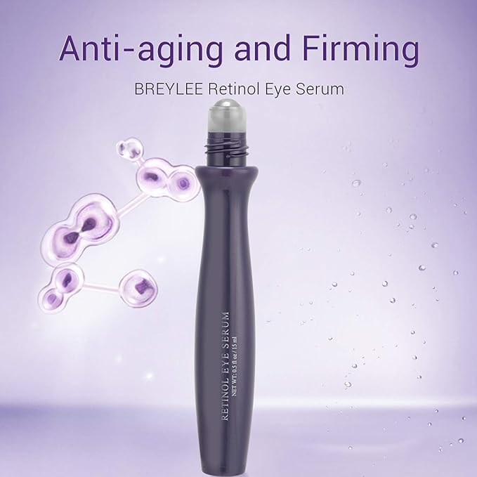 RollOn Eye Serum, Moisturizing Eye Serum AntiWrinkle Skin Lifting Firming Eye Serum for Anti Aging Skin Care with Dark Circles (01)-VivaGrace Women