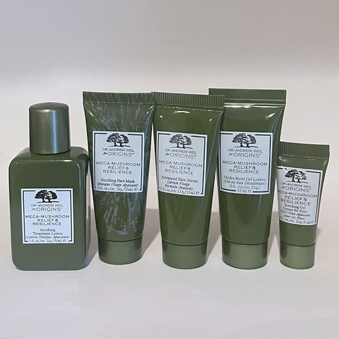 Origins Mega-mushroom Relief & Resilience Travel Set-VivaGrace Women