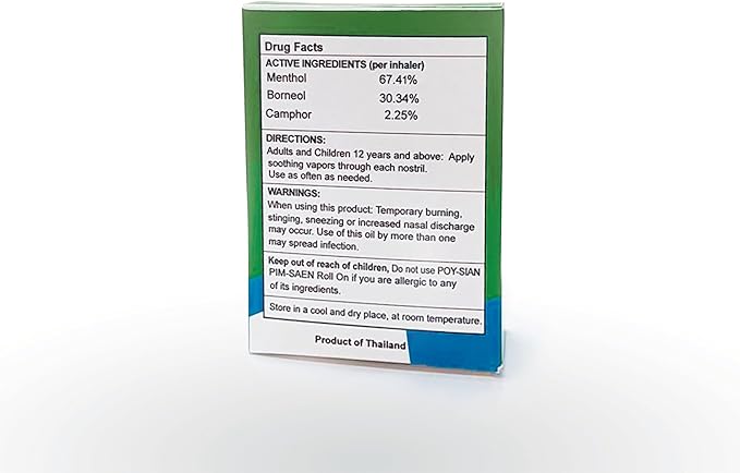 POY-SIAN Thai Pim-Saen Balm Oil 5ml Roll-On (Pack of 3)-VivaGrace Women