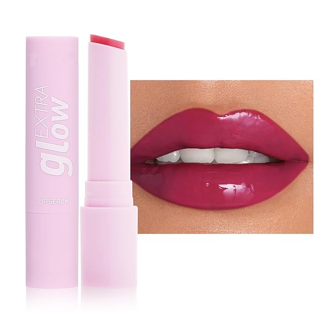MAEPEOR Nourishing Lip Balm 8 Colors Smooth Moisturizing Lip Glow Gloss Non-Sticky and Long-lasting Hydrating Jelly Lip Balm for Women and Girls (Color 08)-VivaGrace Women