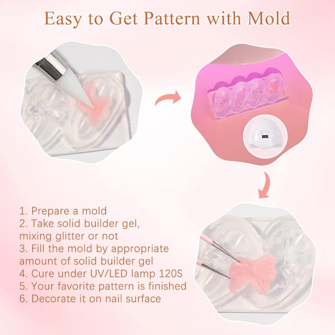 MIZHSE Solid Builder Gel for Nails, Nude Pink Non-Sticky Sculpting Gel, 3D Nail Art Building Carving Modeling Hard Nail Extension Soak Off UV/LED Nail Art Salon Home DIY 15g-VivaGrace Women