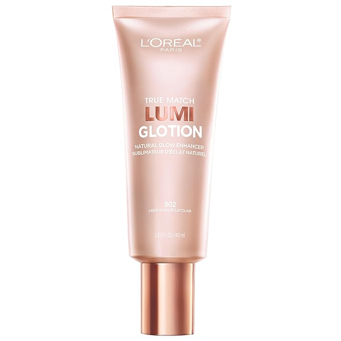 L'Oreal Paris Makeup True Match Lumi Glotion, Natural Glow Enhancer, Illuminator Highlighter, Bronzing Drops For a Sun-Kissed Glow, 902 Light-VivaGrace Women