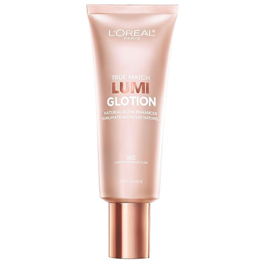 L'Oreal Paris Makeup True Match Lumi Glotion, Natural Glow Enhancer, Illuminator Highlighter, Bronzing Drops For a Sun-Kissed Glow, 902 Light-VivaGrace Women