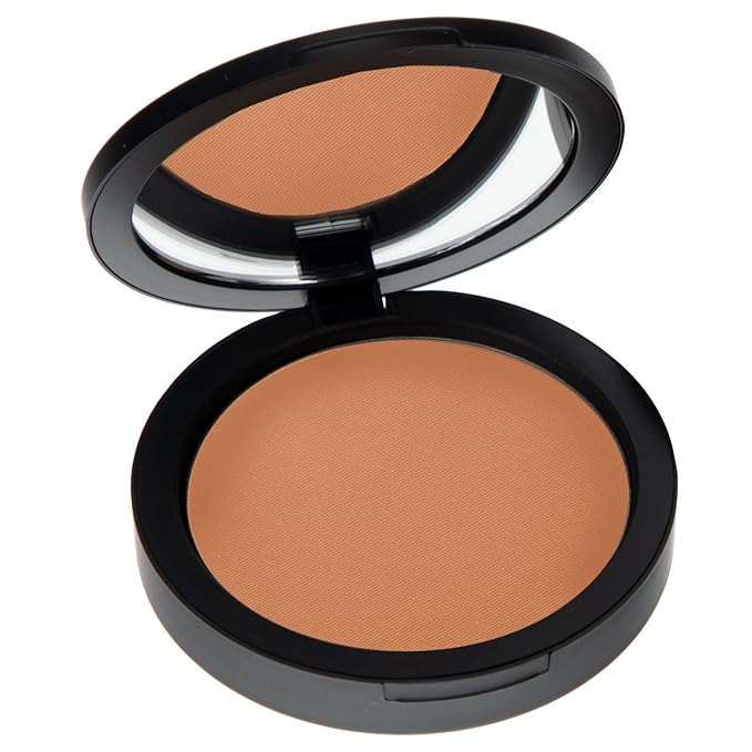Mineral Dual Powder in Toasted (Medium Dark Tan) | 4-in-1 Pressed Mineral Foundation with SPF 15 for Flawless Glow & Soft Looking Skin | Oil Free, Talc Free, Gluten Free | 0.45 Oz | by Mommy Makeup-VivaGrace Women