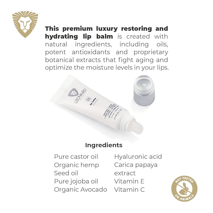 Organic Lip Balm - Hydrating, Natural Ingredients, Instant Moisturization, Daily Use-VivaGrace Women