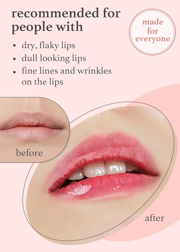 NOONI Korean Vegan Lip Oil - Applepeony, 0.12 Fl Oz + Korean Lip Oil - Applecranberry, 0.12 Fl Oz Bundle-VivaGrace Women