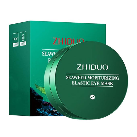 Under Eye Patches - 24K Gold Eye Mask,Moisturizing Serum for Firming, Brightening, and Relieving Eye Fatigue - Under Eye Patches for Dark Circles and Puffiness (seaweed)-VivaGrace Women