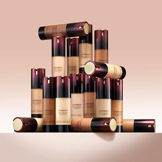 Kevyn Aucoin The Etherealist Skin Illuminating Foundation, EF 04 (Light) shade: Comfortable, shine-free, smooth, moisturize. Medium to full coverage. Makeup artist go to. Even, bright & natural look.-VivaGrace Women