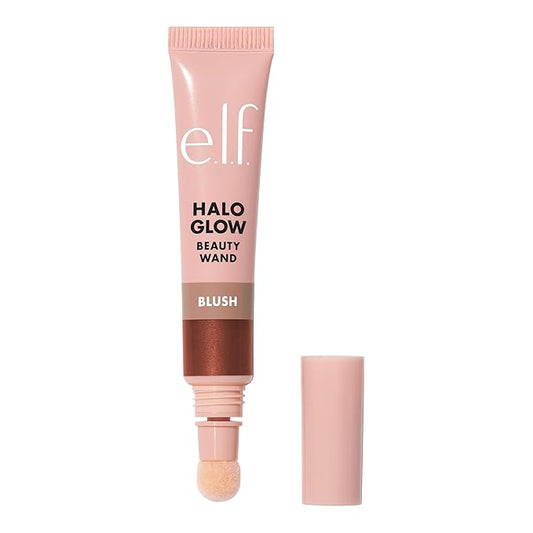 e.l.f. Halo Glow Blush Beauty Wand, Liquid Blush Wand For Radiant, Flushed Cheeks, Infused With Squalane, Vegan & Cruelty-free, You Go Cocoa-VivaGrace Women