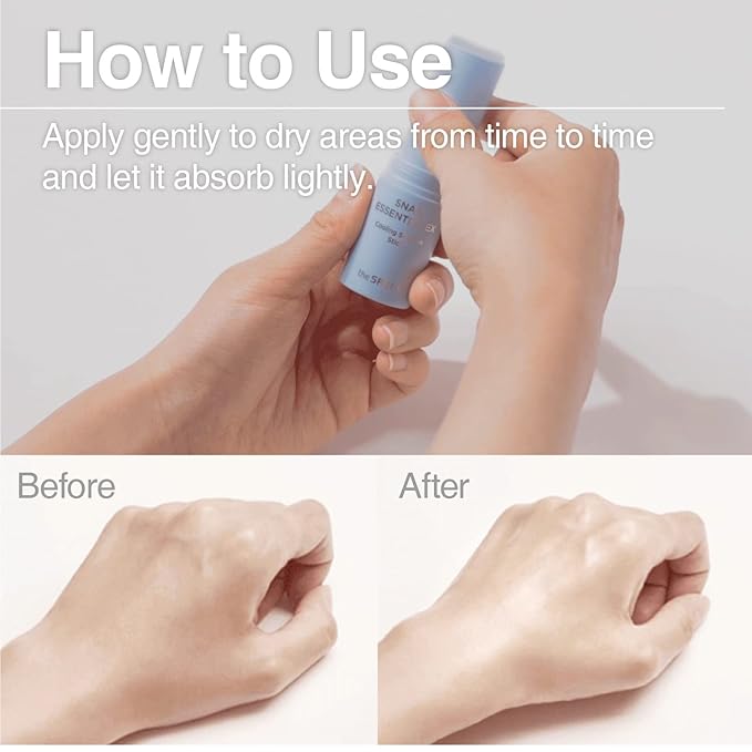 THESAEM Snail Essential EX Cooling Solution Stick Balm – Under Eye Depuffing & Soothing – Face & Eye Serum Treatment – With Snail Collagen & Aquaxyl for Moist Glow, 0.38oz.-VivaGrace Women