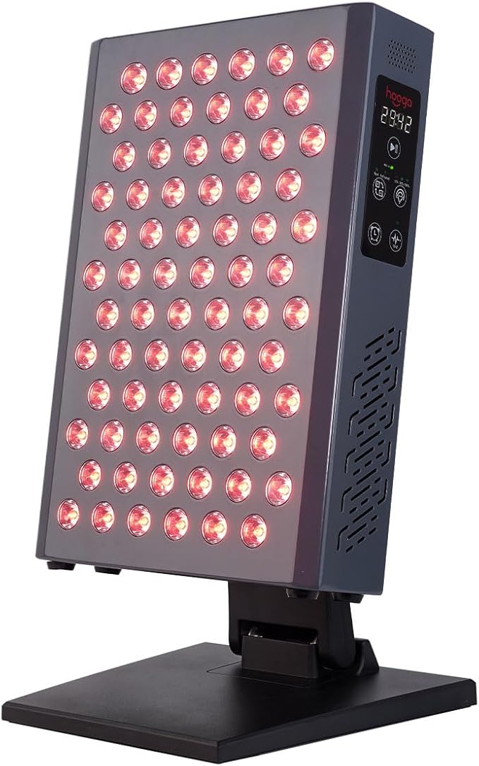 Hooga Red Light Therapy, Red Near Infrared LED Panel, 72 Quad Chip Flicker Free LEDs, Ultra Series, Clinical Grade Device for Energy, Pain, Skin, Recovery, Sleep, Performance. ULTRA360.-VivaGrace Women