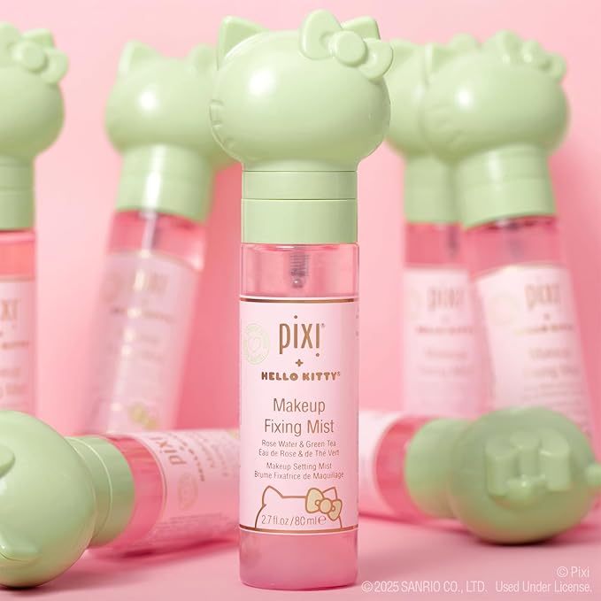 Pixi + Hello Kitty Makeup Fixing Mist |Lightweight Setting Spray | 80 ml / 2.7 fl oz-VivaGrace Women