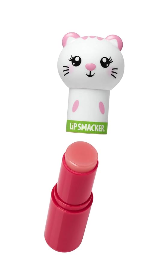 Lip Smacker Lippy Pals Kitten, Flavored Moisturizing & Smoothing Soft Shine Lip Balm, Hydrating & Protecting Fun Tasty Flavors, Cruelty-Free & Vegan - Kitten Water-Meow-lon-VivaGrace Women