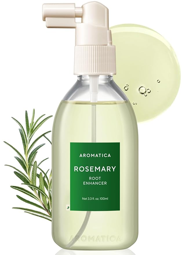 AROMATICA Root Enhancer Rosemary water spray for hair growth – Korean Hair Care Oil for Scalp Detox – Flaky & Itchy & Dry Scalp Treatment – Free from Sulfate, Silicone, and Paraben (3.38oz)-VivaGrace Women