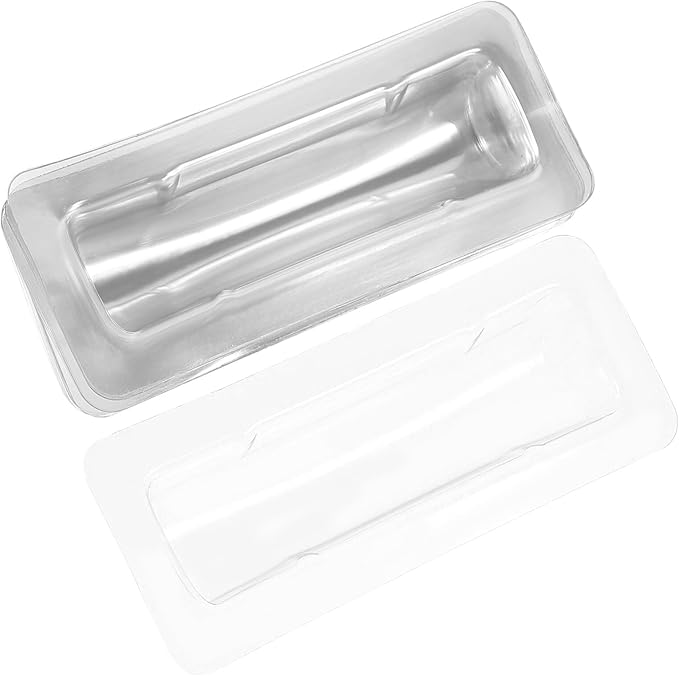 SEWACC 30pcs Clear Plastic Lip Balm Pouches Clear Lipstick Holder Money Card Holder Transparent Lip Balm Window Holder Plastic Domes for Lip Balm-VivaGrace Women