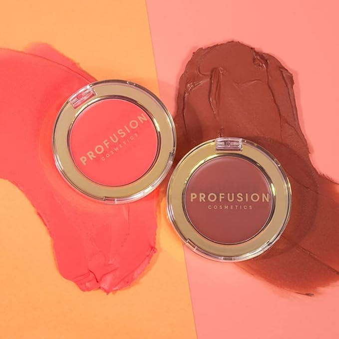 Profusion Cosmetics Cream Blush- Lightweight, Easy-Blend Creamy Texture, Soft, Natural Satin Finish Creating a Natural and Charming Makeup (Rose Petal, 1)-VivaGrace Women