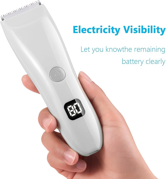 Bikini Trimmer for Women, Electric Razors for Pubic Legs Body Hair, Face Shaver Hair Trimmer Wet/Dry Body Shaver Groomer Replaceable Ceramic Blade Heads Waterproof Hair Removal, Gifts for Women-VivaGrace Women