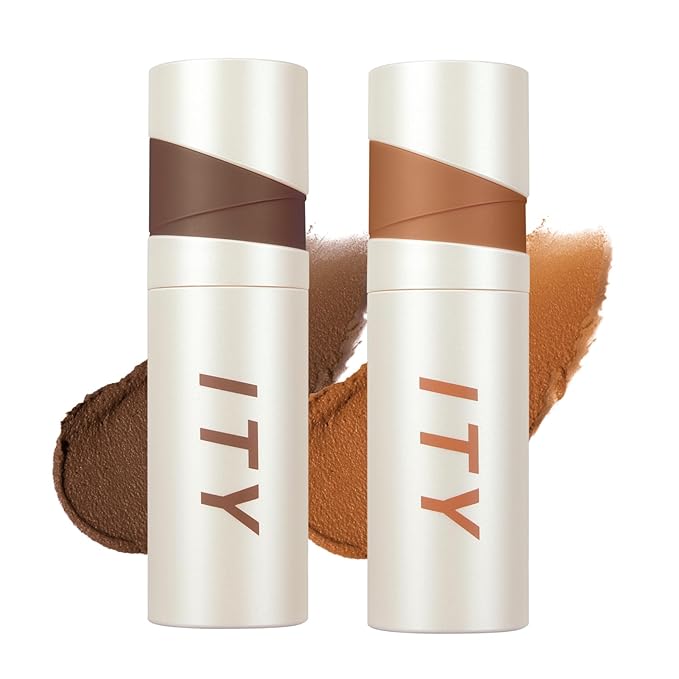 ITY Velvet Matte Finish Lip Stain-Mousse Textured Lip Clay, Red Shade, Conceals Lip Lines, Rich Pigment Lip Tint Lipsticks, 0.14 oz (4g) in Earthy, Ginger.-VivaGrace Women
