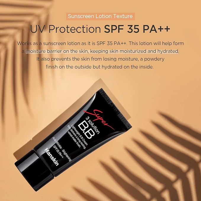 Hanskin Blendable BB Cream with spf 35pa++, Velvet Matte Finish, [30g / 1.05 Oz]-VivaGrace Women