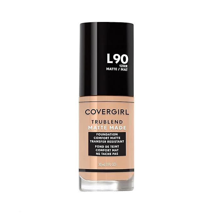 COVERGIRL TruBlend Matte Made Liquid Foundation, Classic Beige, 1 Fl Oz (Pack of 1)-VivaGrace Women