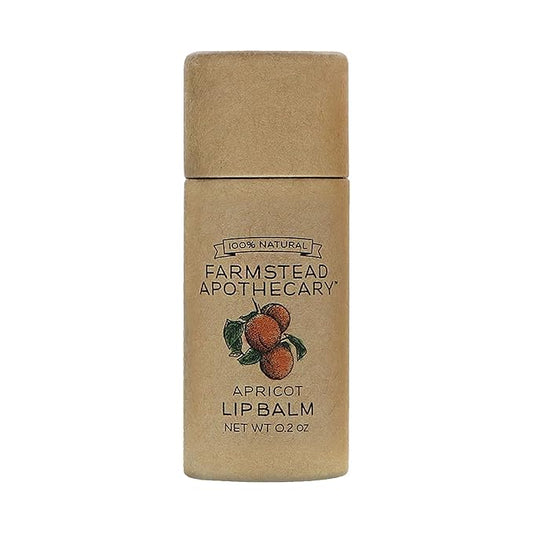 Farmstead Apothecary, Lip Balm Apricot, 0.25 Ounce-VivaGrace Women