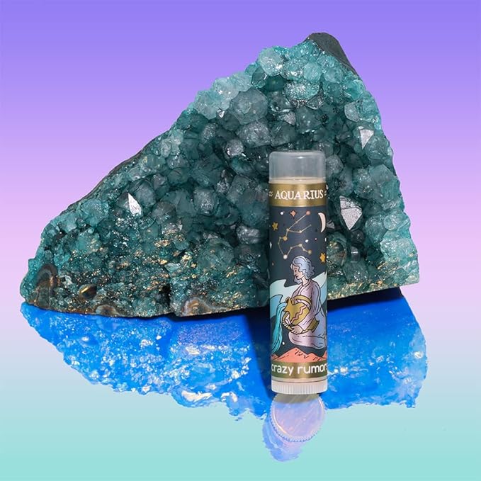 Crazy Rumors Lip balm Aquarius Zodiac-VivaGrace Women
