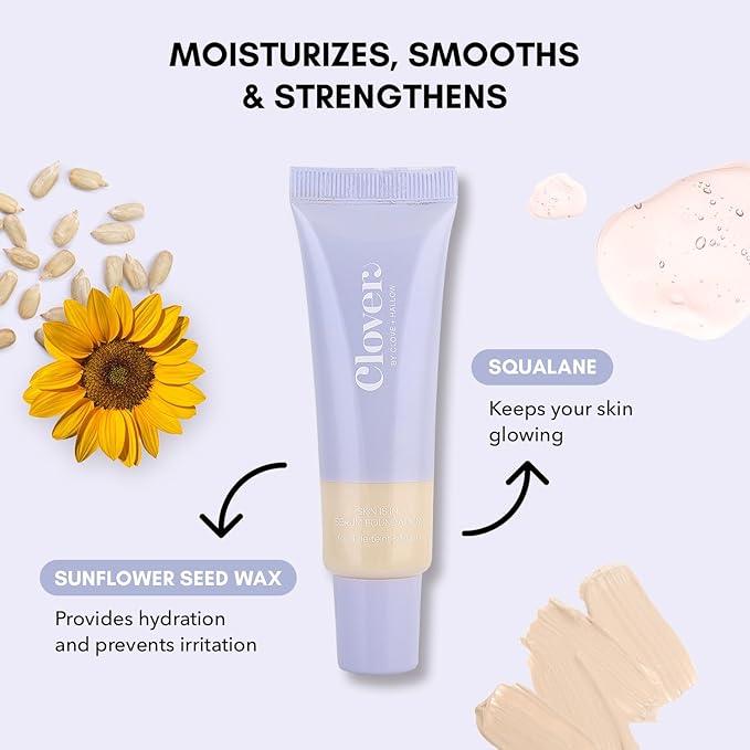 Clover Skin Is In Serum Foundation | Hydrating Face Serum, Lightweight Foundation, Cruelty-Free & Vegan | With Squalane And Sunflower Seed Wax | 30 ml - Shade 01 (Ultra Fair)-VivaGrace Women