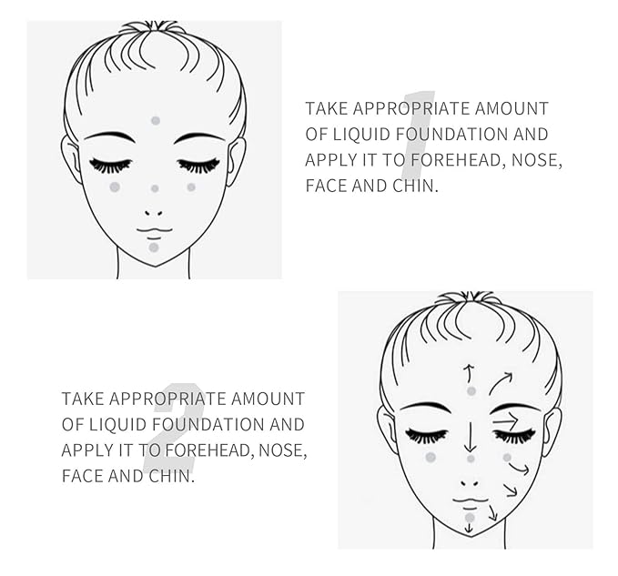 2 Pack PHOERA Foundation, Flawless Soft Matte Liquid Foundation Makeup for Women.(104# Buff Beige and 105# Sand)-VivaGrace Women