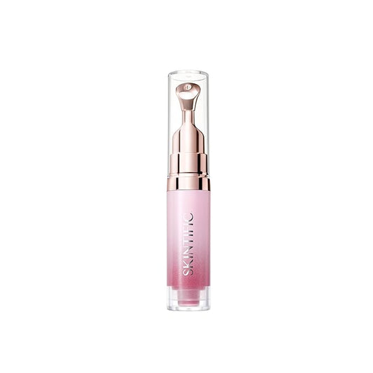 Hydrating Brightening Lip Serum, Nourishing Hydration Tinted Lip Stain, Plumping Lip Gloss with Polypeptide Squalane (03 Cherry Red)-VivaGrace Women
