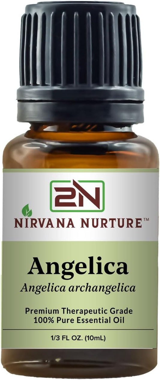 Angelica Essential Oil 100% Pure Premium Therapeutic Grade, Undiluted - Aromatherapy Diffuser for Calm and Relaxation, Skin Care, Hair Care-VivaGrace Women