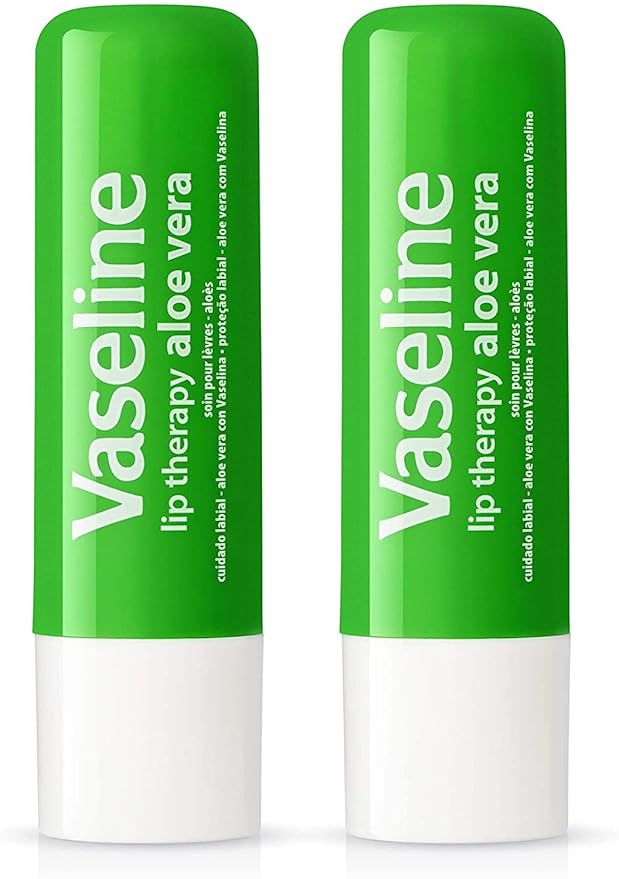 Vaseline Lip Therapy Stick with Petroleum Jelly Gift Set Includes Original, Rosy Lips and Aloe, 6 Count-VivaGrace Women