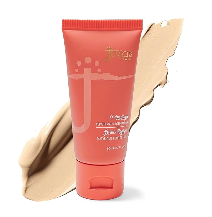 Juvia's Place I Am Magic Velvety Matte Liquid Foundation 640 - Malta - Light w/Peachy Undertone, Makeup Foundation Full Coverage, Lightweight, Long Wear, Velvety Matte Finish-VivaGrace Women