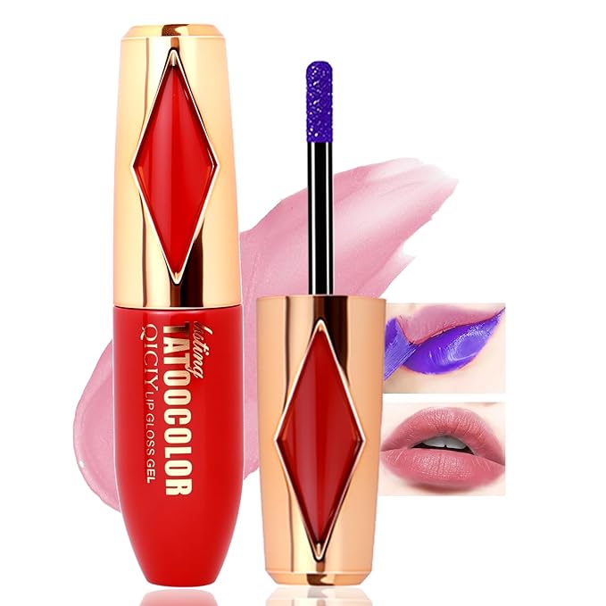 Peel Off Lip Stain -Lip Stain Peel Off Masque - Long Lasting, Waterproof and Transfer Proof Nude Lip Tint, Matte Finish Peel Off Makeup-VivaGrace Women