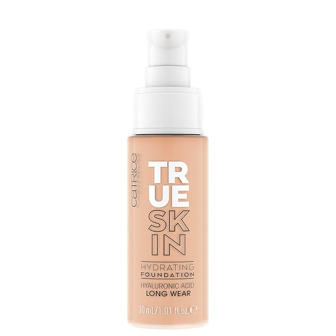 Catrice | True Skin Hydrating Foundation | Lightweight Buildable Coverage with Hyaluronic Acid and Watermelon Seed Oil | Vegan & Cruelty Free (015 | Warm Vanilla)-VivaGrace Women