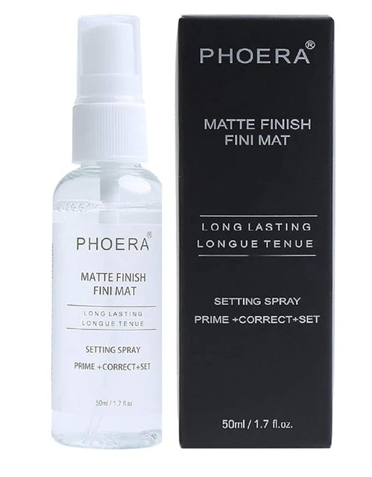AQUAPURITY Phoera Makeup Setting Spray 3 In 1 Fixer, Primer & Corrector Matte Finish, Makeup Sealer Spray Long Lasting16Hr Wear Face Make Up Foundation Light Weight Beauty Blender-VivaGrace Women