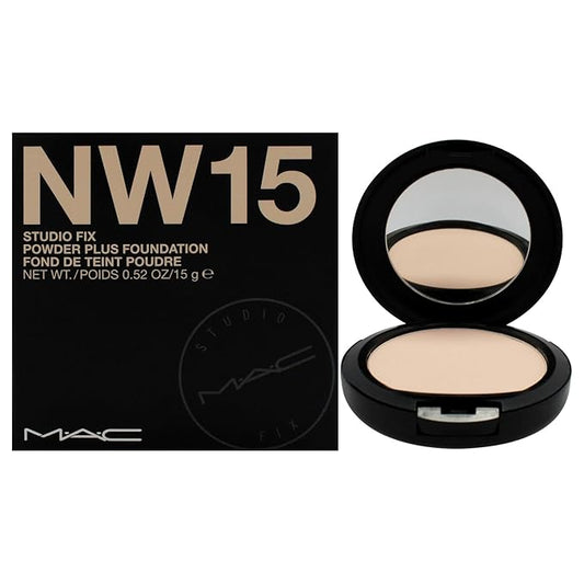 Mac Studio Fix Powder Plus Foundation Nw15 0.52 Ounce-VivaGrace Women
