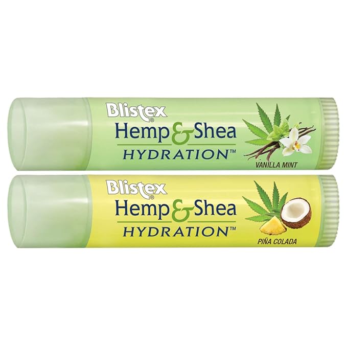 Blistex Hemp & Shea Hydration, 2 count (Pack of 3)-VivaGrace Women