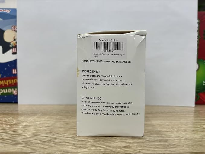 Glow Combo Skincare Set,3 In 1 Turmeric Combo Skincare Set，Turmeric Glow Butter, Skincare Gift Set For All Skin Type (1 Set)-VivaGrace Women